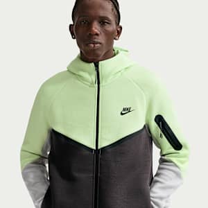 Chamarra Windrunner de tejido Fleece de cierre completo para hombre Nike Tech