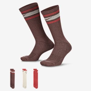 Nike Everyday Plus Cushioned Crew Socks (3 Pairs)