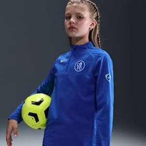 Chelsea F.C. Strike Third Older Kids' Nike Dri-FIT Total 90 Football Knit Drill Top