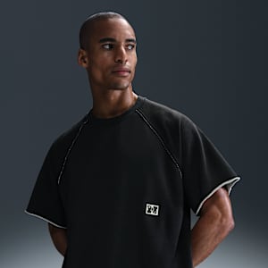 Playera de fitness de manga corta de tejido Fleece Dri-FIT para hombre Nike Heritage