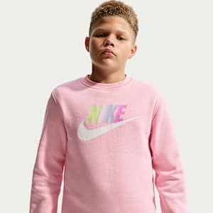 Nike Sportswear Club Fleece Big Kids' Sweatshirt (Extended Size)