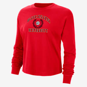 Clark Atlanta Women's Nike College Boxy Long-Sleeve T-Shirt