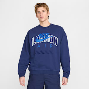 Sudadera de cuello redondo de tejido Fleece para hombre Nike Air "London"