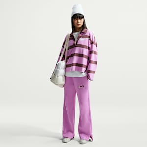 Nike Sportswear Phoenix Fleece Women's High-Waisted Wide-Leg Logo Pants