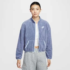 나이키 스포츠웨어 클럽 플리스 여성 루즈 핏 코지 트랙 재킷