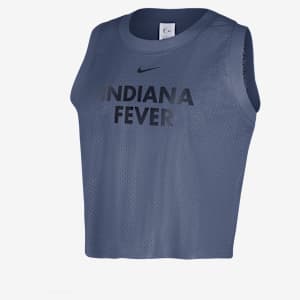 Camiseta de tirantes Nike de malla de la WNBA para mujer Indiana Fever
