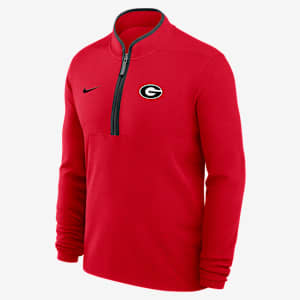 Georgia Victory Men's Nike Dri-FIT College 1/2-Zip Long-Sleeve Top
