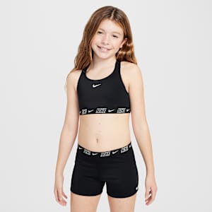 Conjunto de shorts y bikini de espalda deportiva para niña talla grande Nike Swim