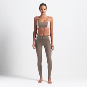 Leggings de tiro alto de 66 cm con estribo y cordón de ajuste para mujer NikeSKIMS Shine