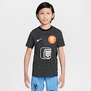 Netherlands Academy Pro Older Kids' Nike Dri-FIT Football Pre-Match Short-Sleeve Top