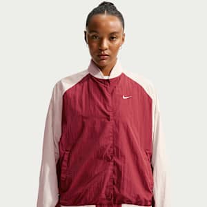 Chamarra universitaria oversized para mujer Nike Sportswear