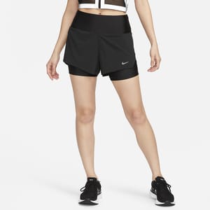 Nike Dri-FIT Swift Women's Mid-Rise 8cm (approx.) 2-in-1 Running Shorts with Pockets