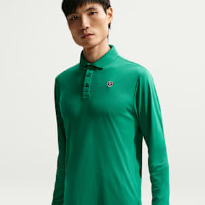 나이키 파 남성 드라이 핏 긴팔 골프 폴로