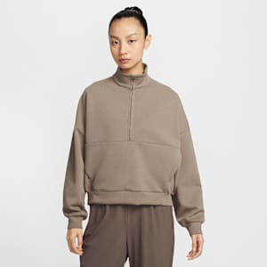 Nike 24.7 ImpossiblySoft Women's Dri-FIT Oversized 1/2-Zip Top