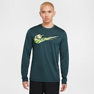 ナイキ メンズ Dri-FIT ロングスリーブ バスケットボール Tシャツ