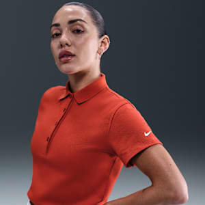 Polo de golf de manga corta para mujer Nike