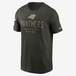Carolina Panthers Salute to Service Sideline Primary Edge Men's Nike Dri-FIT NFL T-Shirt
