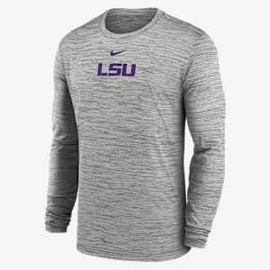 LSU Sideline Velocity Men's Nike Dri-FIT College Long-Sleeve T-Shirt