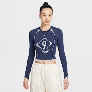 Nike Sportswear Women's Slim Cropped Long-Sleeved Top