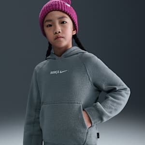 FC Barcelona Air Big Kids' Nike Soccer Pullover Hoodie