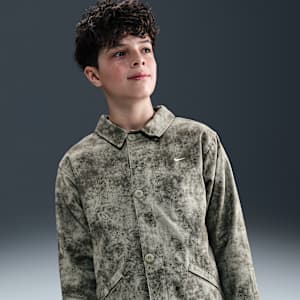 나이키 스포츠웨어 메트로 그라운드 주니어(남아) 버튼다운 탑