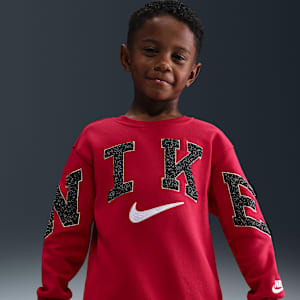 Nike Club Little Kids' Chenille Fleece Crew