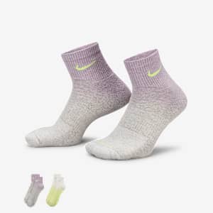 Nike Everyday Plus Cushioned Ankle Socks (2 Pairs)