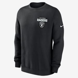 Las Vegas Raiders Draw Block Club Men's Nike NFL Pullover Crew