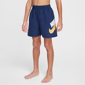 Nike Swim Breaker-volleyshorts (10 cm) med indershorts til større børn (drenge)
