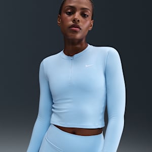 Capa intermedia de medio cierre para mujer Nike One Dri-FIT
