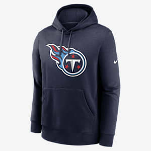 Sudadera con gorro sin cierre Nike de la NFL para hombre Tennessee Titans