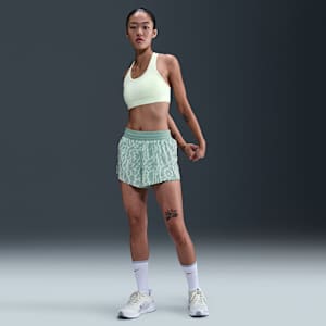 Nike Swift Women's Dri-FIT Mid-Rise 2-in-1 Printed Running Shorts