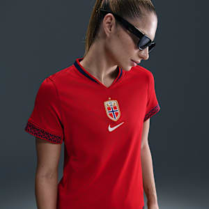 Norway 2025 Stadium Home (Women's Team) Women's Nike Dri-FIT Soccer Replica Jersey