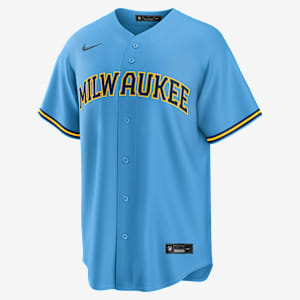 Jackson Chourio Milwaukee Brewers Men's Nike MLB Replica Jersey