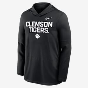 Clemson Sideline Men's Nike Dri-FIT College Long-Sleeve Hooded Top