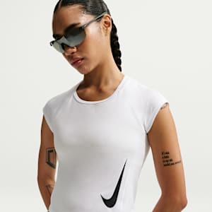 Nike Tempo Swoosh Women's Dri-FIT Cap-Sleeve Running Top