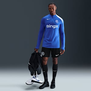 Chelsea FC Strike (tredjedrakt) Nike Dri-FIT Total 90 strikket fotballshorts til herre