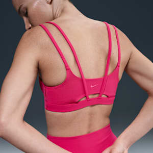 Nike Zenvy Strappy Bra deportivo de baja sujeción con almohadillas para mujer