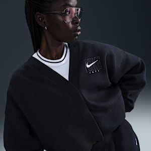 Cárdigan con gráfico extraoversized para mujer Nike Sportswear Phoenix Fleece