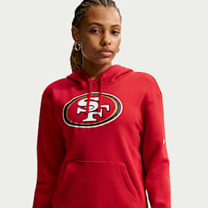 Sudadera con gorro sin cierre Nike de la NFL para mujer San Francisco 49ers Club