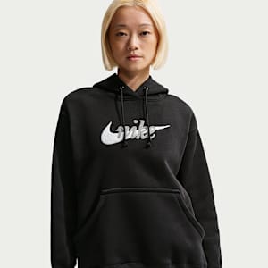 Nike Sportswear Phoenix Fleece Women's Oversized Logo Hoodie (Plus Size)