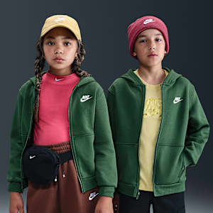 Nike Sportswear Club Fleece Big Kids' Full-Zip Hoodie