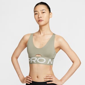 나이키 프로 인디 플런지 여성 미디엄 서포트 패드 스포츠 브라