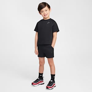 Nike Toddler Tech Fleece T-Shirt and Shorts Set