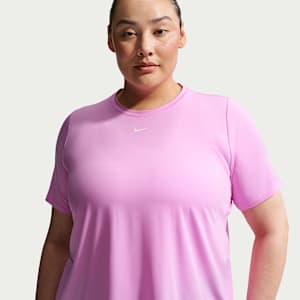 Nike One Classic Camiseta de manga corta Dri-FIT (Talla grande) - Mujer