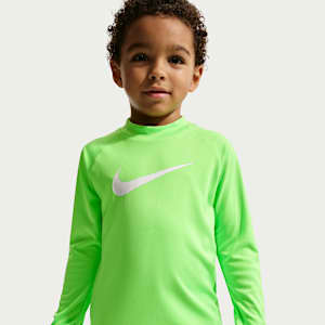 Playera de manga larga para niño talla pequeña Nike Swim Hydroguard Essential