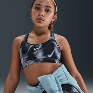 Nike Pro Swoosh Sport-BH (ältere Kinder) (Mädchen)