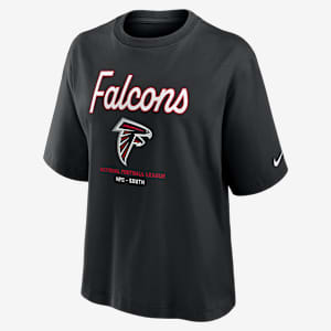 Atlanta Falcons Essential Script Boxy Women's Nike NFL T-Shirt