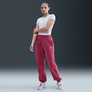 Pantaloni tuta oversize a vita alta Nike Sportswear Phoenix Fleece – Donna