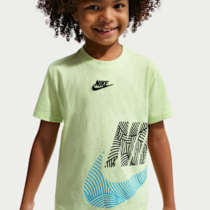 Playera oversized para niños talla pequeña Nike In The Zone